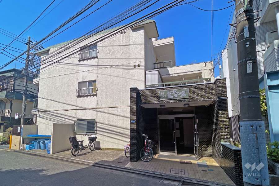 馬込コーポビアネーズの外観（北東側から）