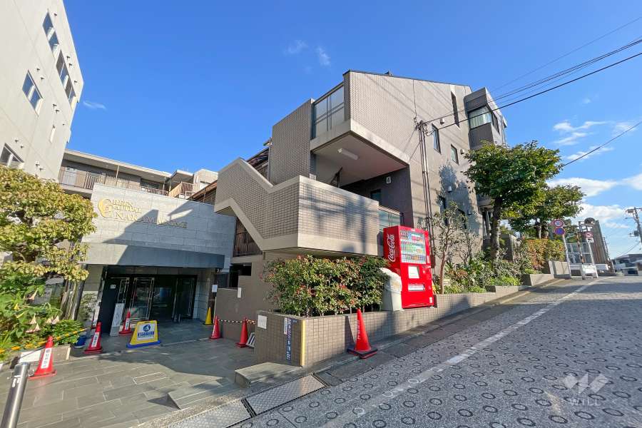 グリーンキャピタル中馬込の外観（北西側から）