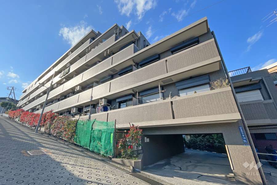 グリーンキャピタル中馬込の外観（南東側から）