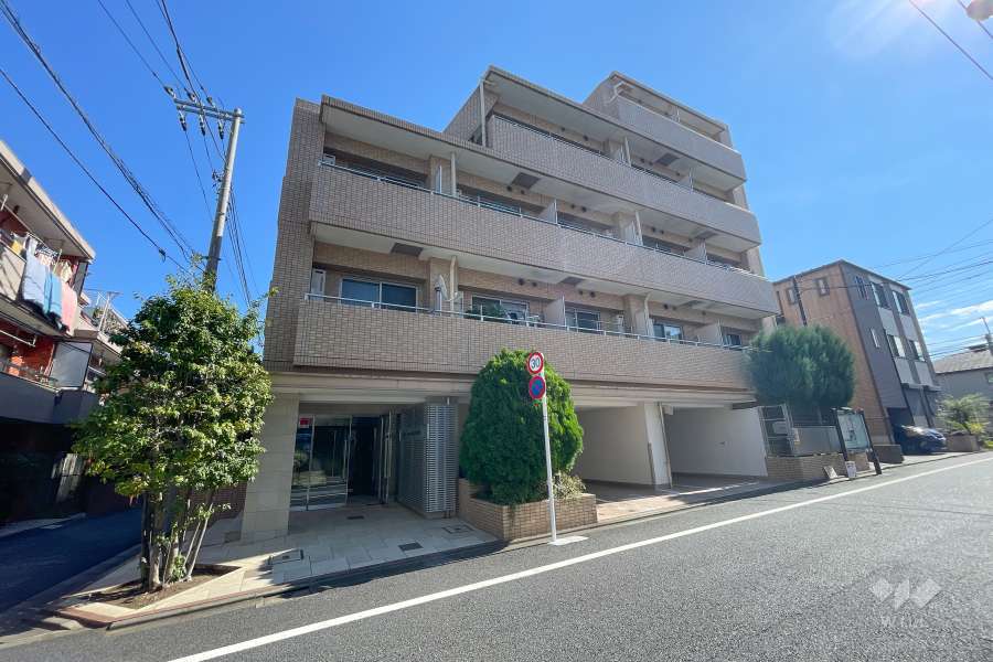 セザール長原ガーデンの外観（北西側から）