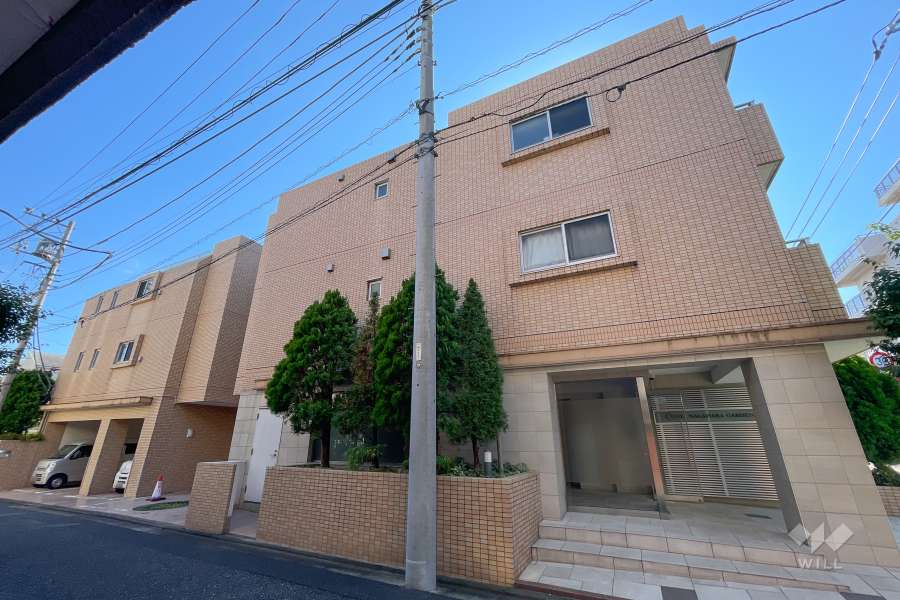 セザール長原ガーデンの外観（北西側から）