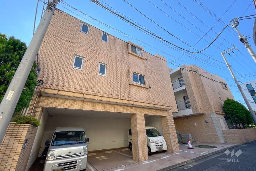 セザール長原ガーデンの外観（北東側から）