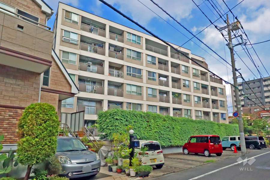 馬込第2コーポラスの外観(南東側から)