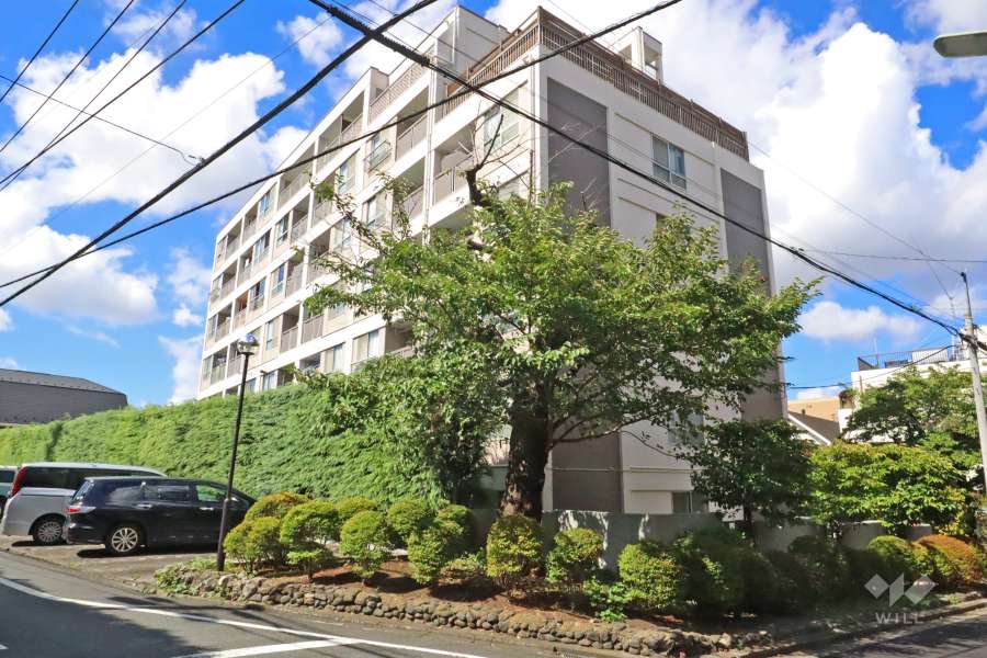 馬込第2コーポラスの外観(北東側から)