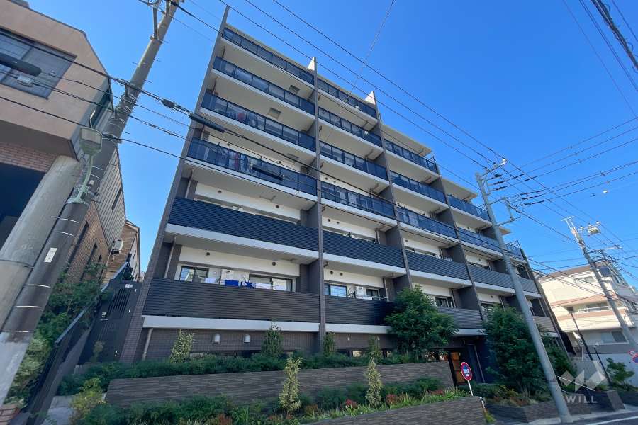 エクセレントシティ馬込ヒルズの外観（南東側から）