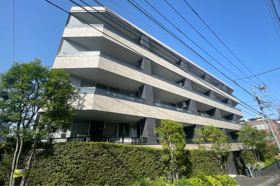 アールブラン馬込の外観（南西側から）