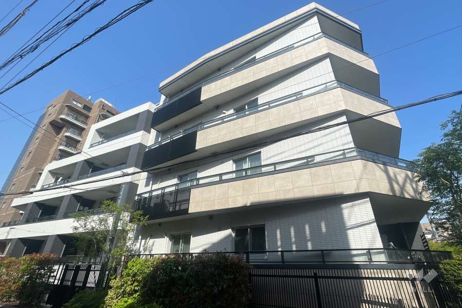 アールブラン馬込の外観（西側から）