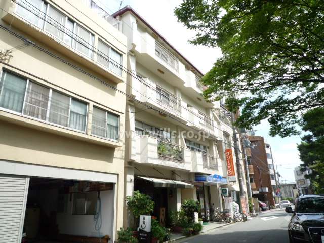 羽衣コーポの外観（北西側から）