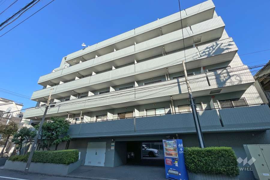 ルーブル池上２の外観（南西側から）