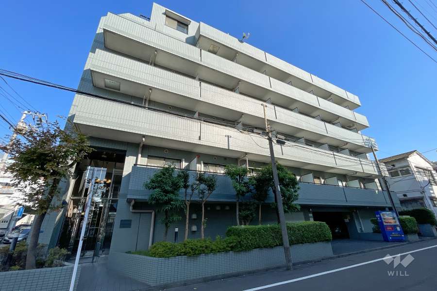 ルーブル池上２の外観（西側から）