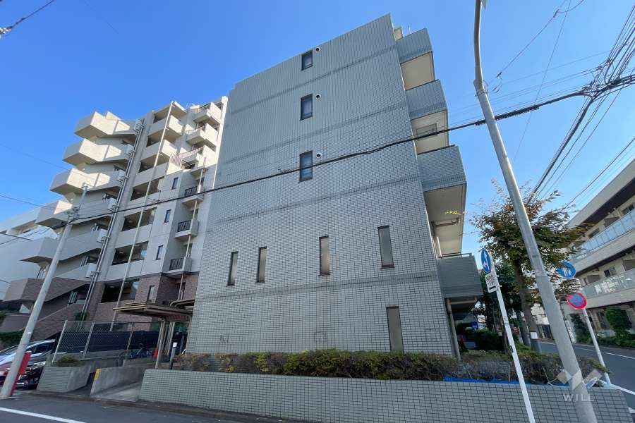 ルーブル池上２の外観（北西側から）