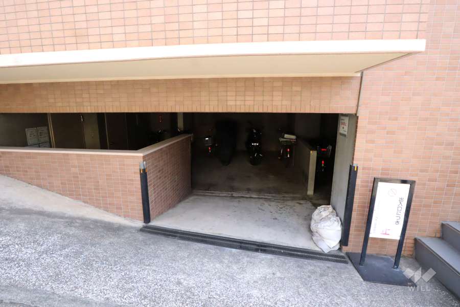 駐輪場の出入り口