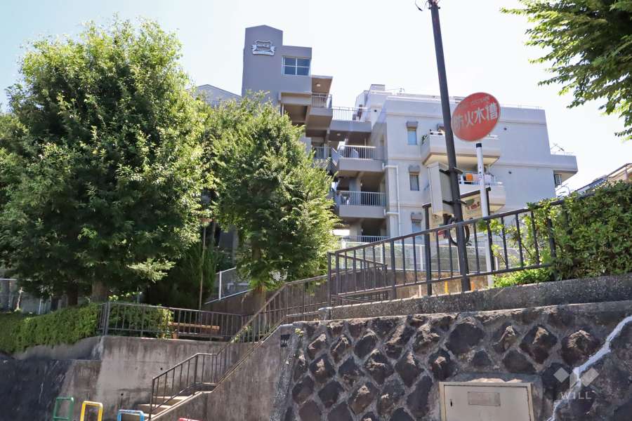 仲池上オリエントコートの外観（北西側から）