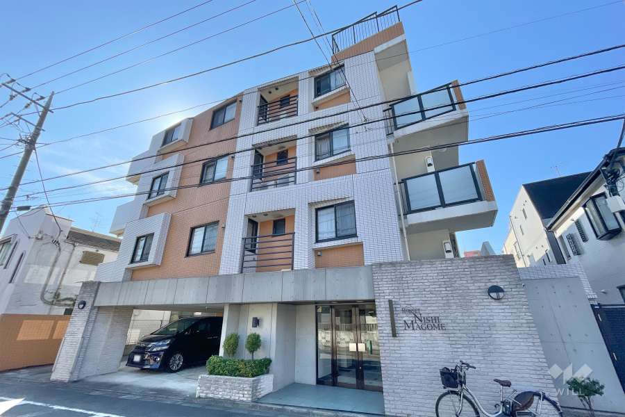 ロセット西馬込の外観（北側から）　