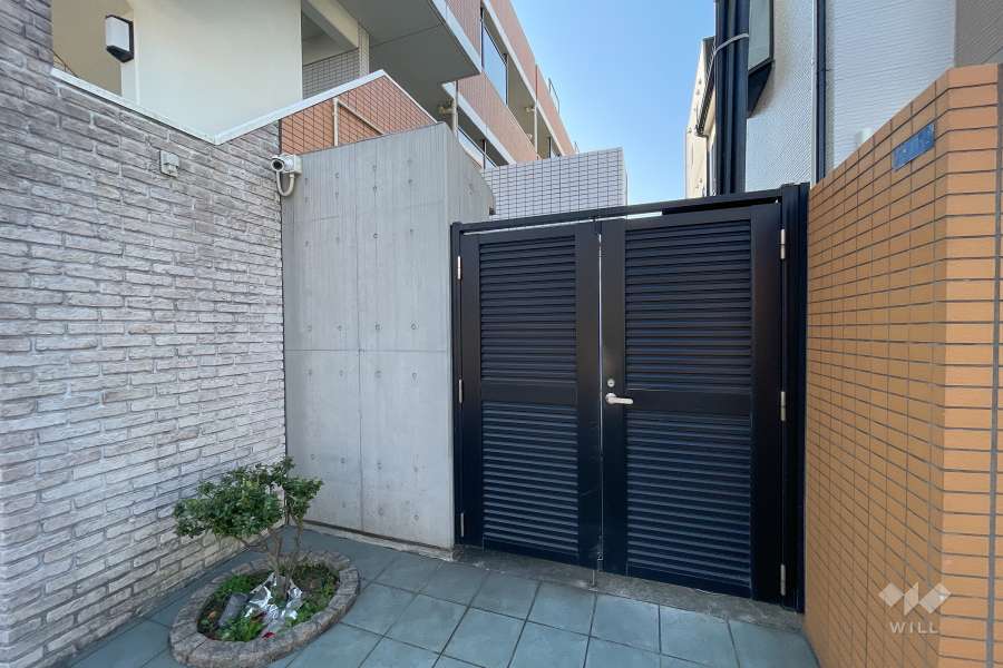 駐輪場の出入り口　