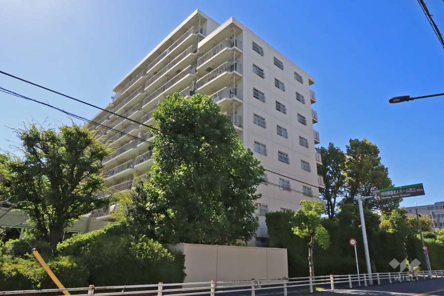 池上パークファミリア2号棟の外観（南東側から）