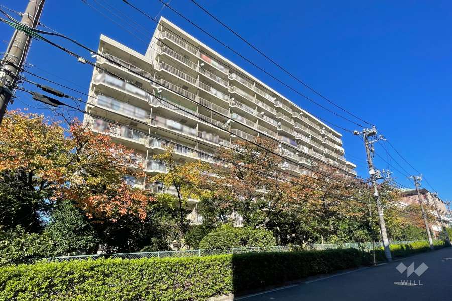 池上パークファミリア1号棟の外観（南側から）