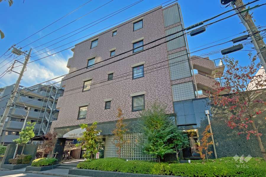 クレッセント西馬込の外観（北東側から）