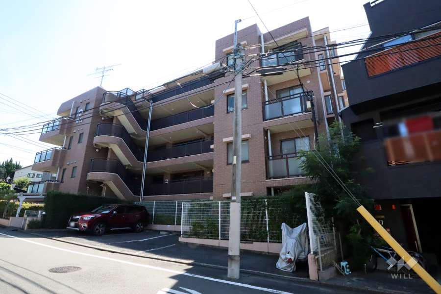 朝日クレスパリオ仲池上の外観(西側から)