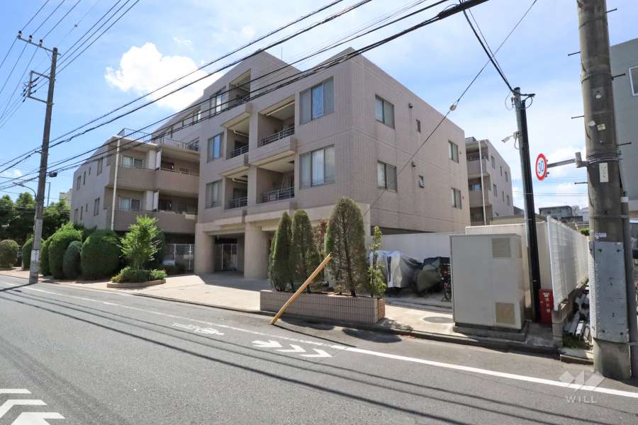 センチュリーハイツ西馬込の外観(北東側から)