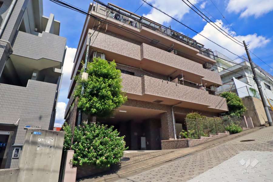 レクセルマンション西馬込の外観（南西側から）