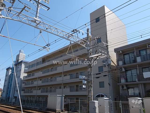 マンションラージの外観（北西側から）