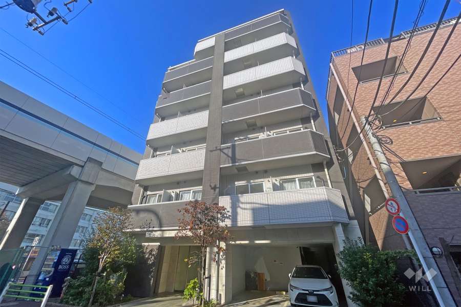 ライジングプレイス蒲田南の外観（南東側から）