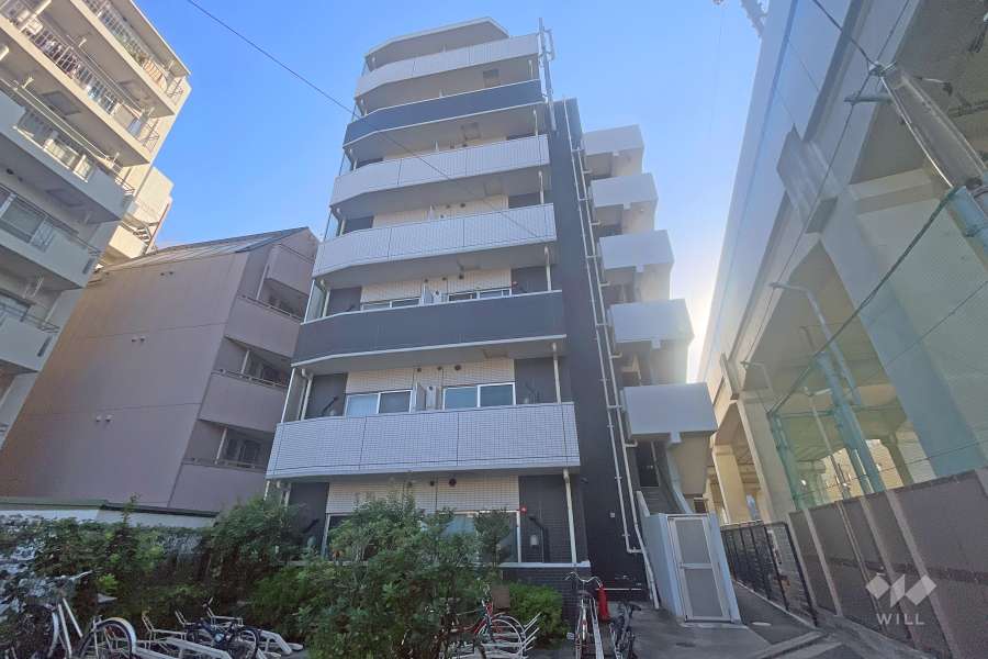 ライジングプレイス蒲田南の外観（北西側から）