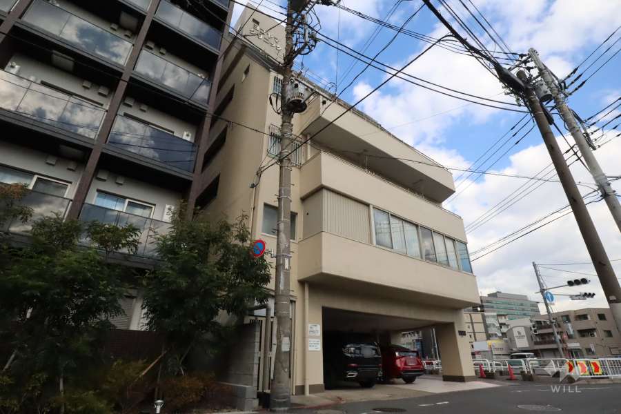 ビレッタ仲六郷の外観（南西側から）