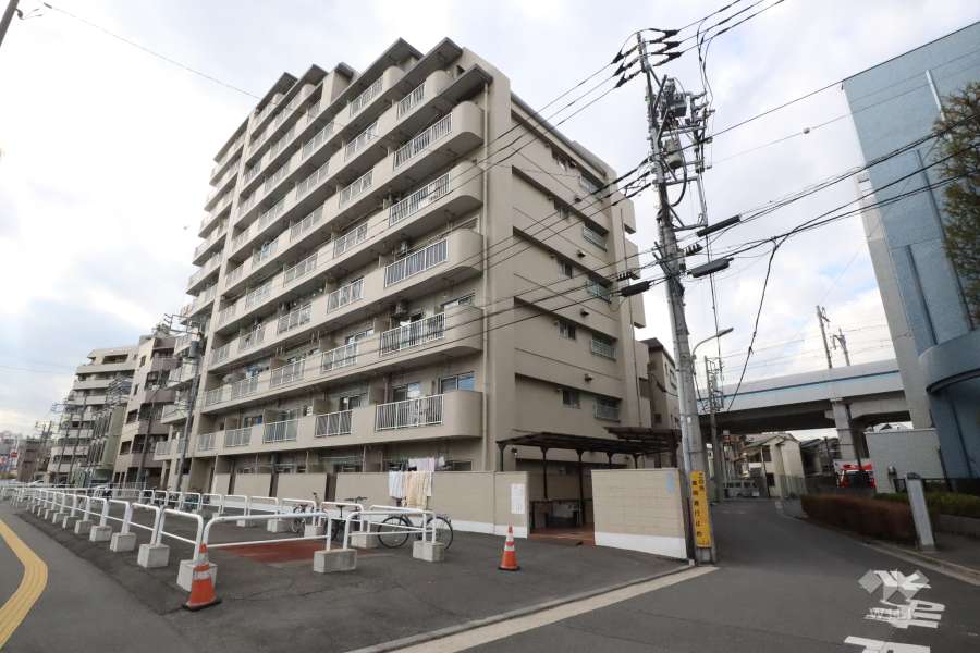 ニックハイム京浜蒲田第の外観（北東側から）