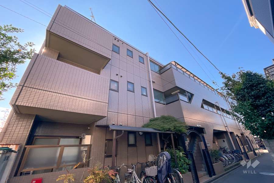 フィエスタ仲六郷の外観（北東側から）