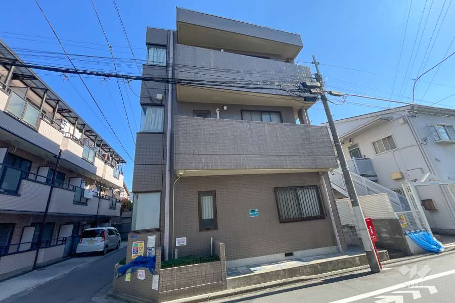 フィエスタ仲六郷の外観（北西側から）