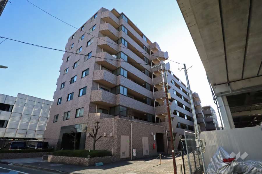 ルピナス多摩川の外観(北西側から)