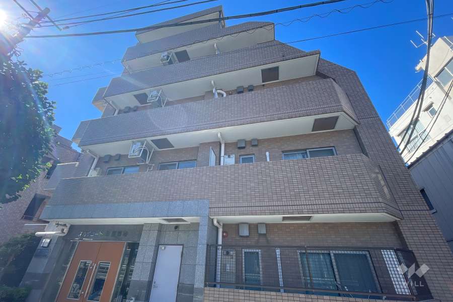 スカイコート田園調布の外観（東側から）　