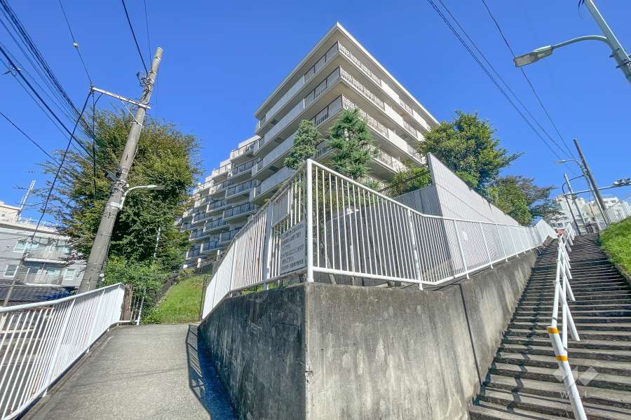 ハイホーム田園調布の外観（南西側から）