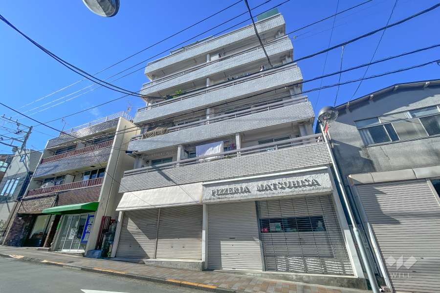 田園調布マンションの外観（北東側から）