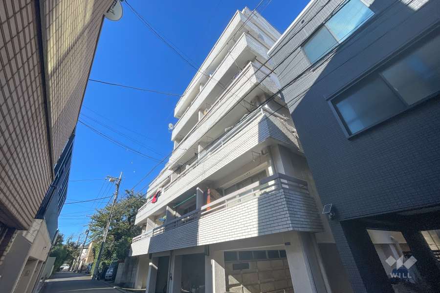 田園調布マンションの外観（南東側から）