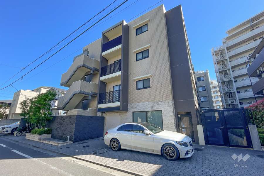 プレシス田園調布の外観（北西側から）