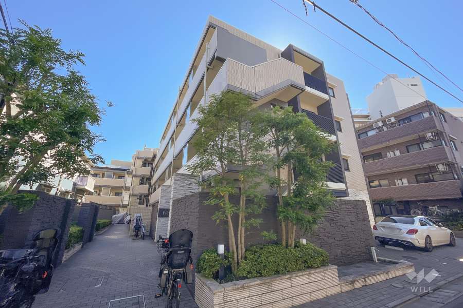 プレシス田園調布の外観（北東側から）