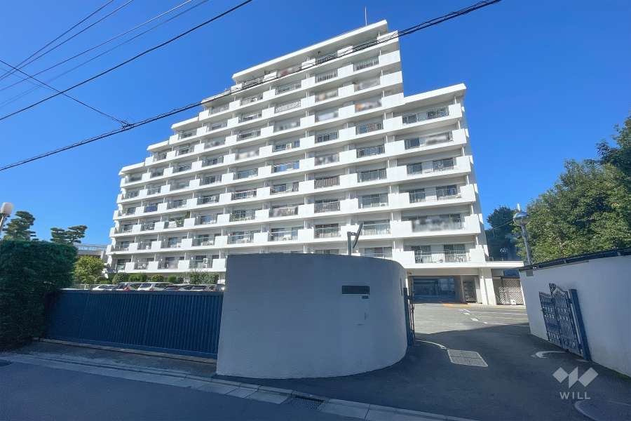 ニューハイツ田園調布の外観（東側から）　