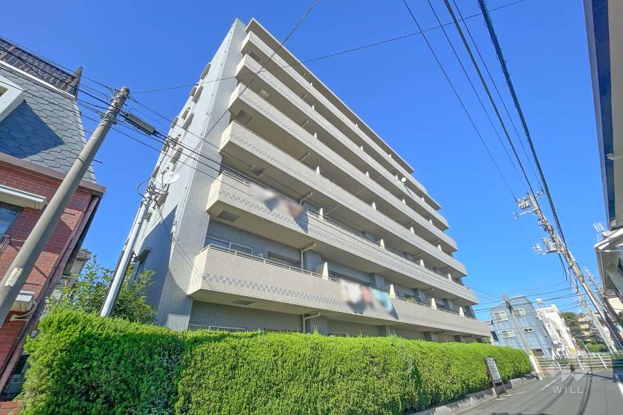 田園調布南パークホームズの外観（南側から）　