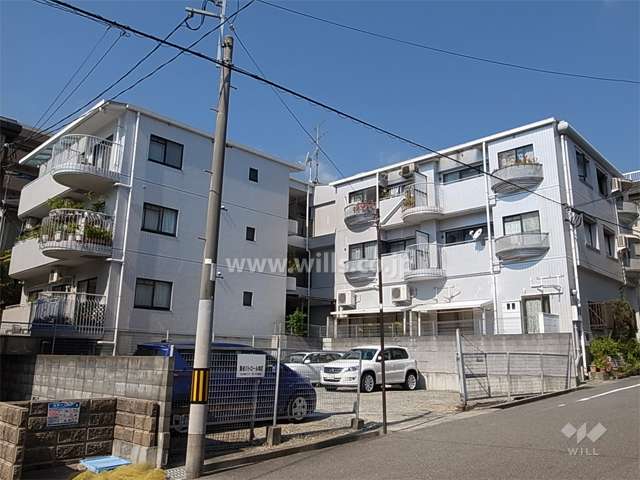 アムール夙川若松町の外観（南東側から）
