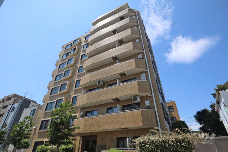 ライオンズマンション田園調布第２の外観(北側から)