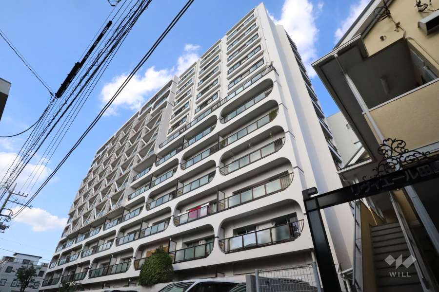 田園調布スカイハイツの外観（南西側から）