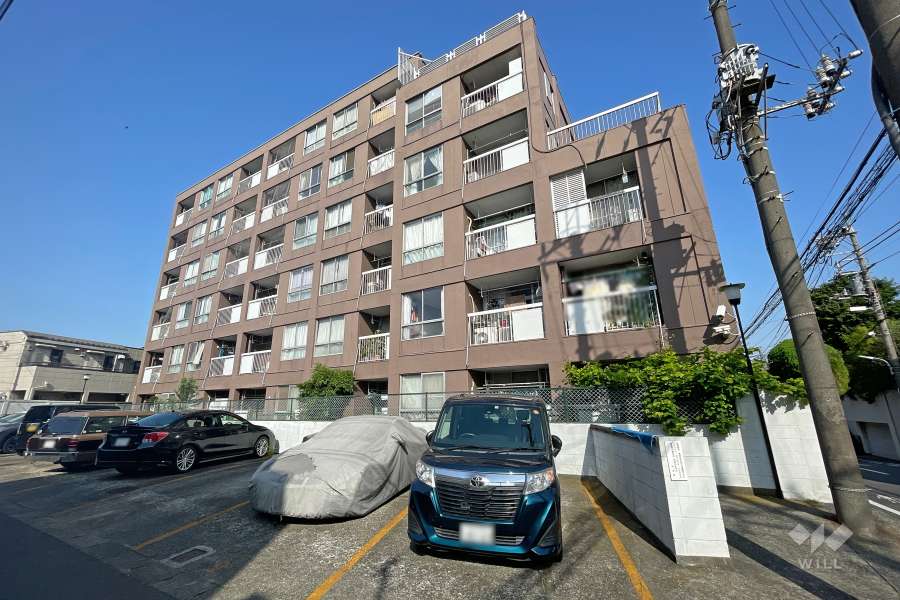 田園調布コーポラスの外観（東側から）　　　