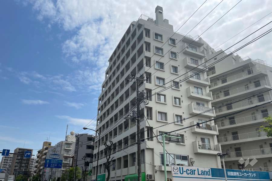 コンド田園調布の外観（北西側から）