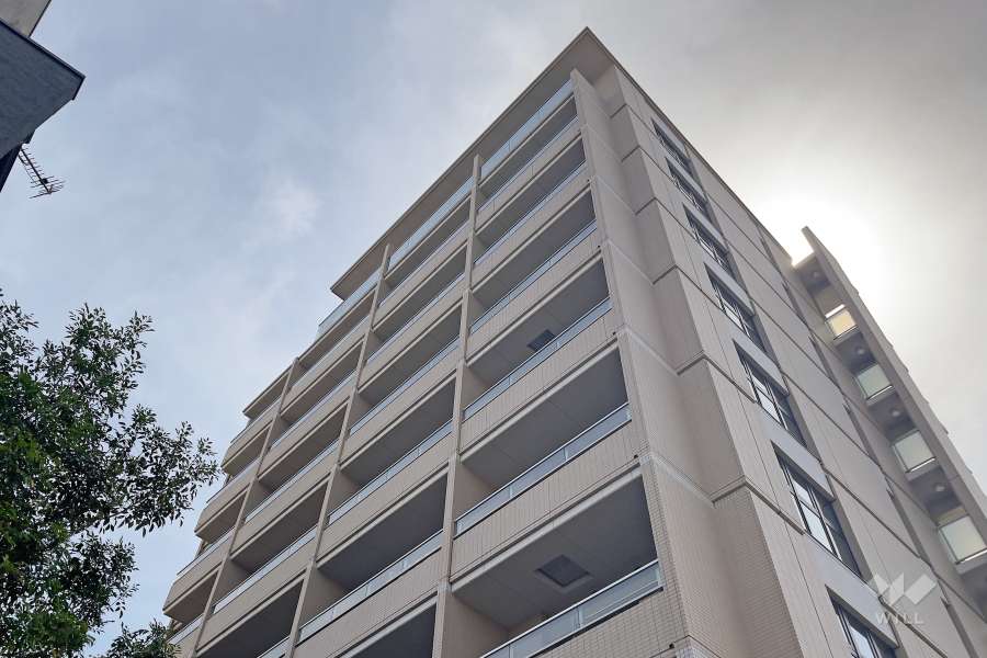 リストレジデンス洗足池の外観（北東側から）