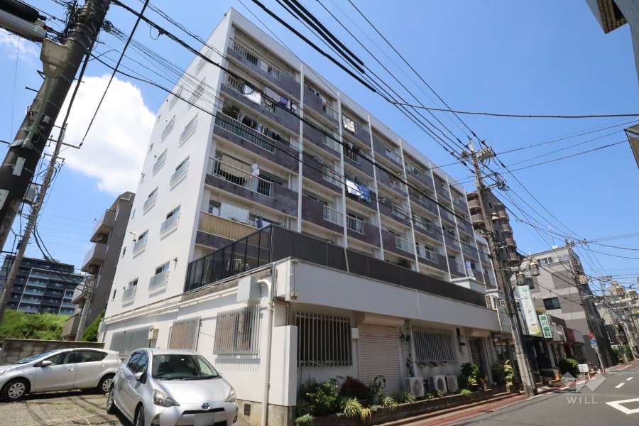 石川台マンション別館の外観(南西側から)