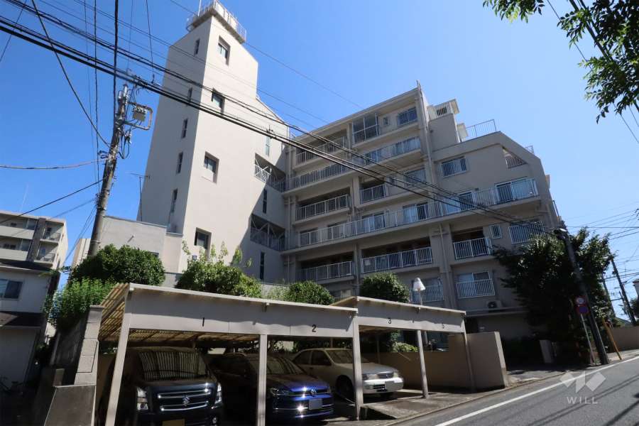 雪ヶ谷ハイムの外観(北側から)