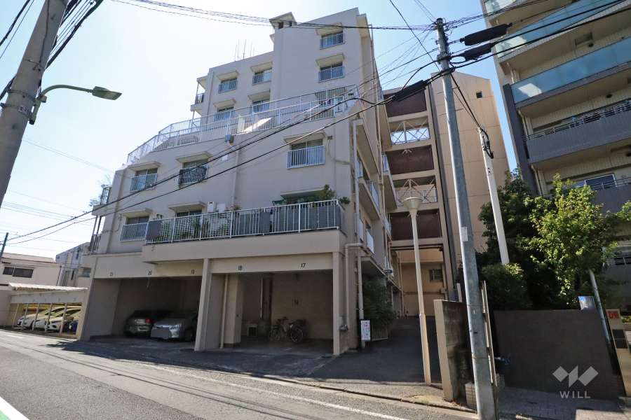 雪ヶ谷ハイムの外観(東側から)